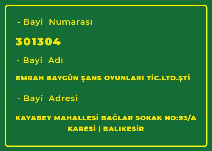 EMRAH BAYGÜN VIP | Resmi İddaa Bayisi